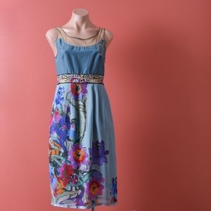 Anthropologie Floreat Manor Gates Floral Dress